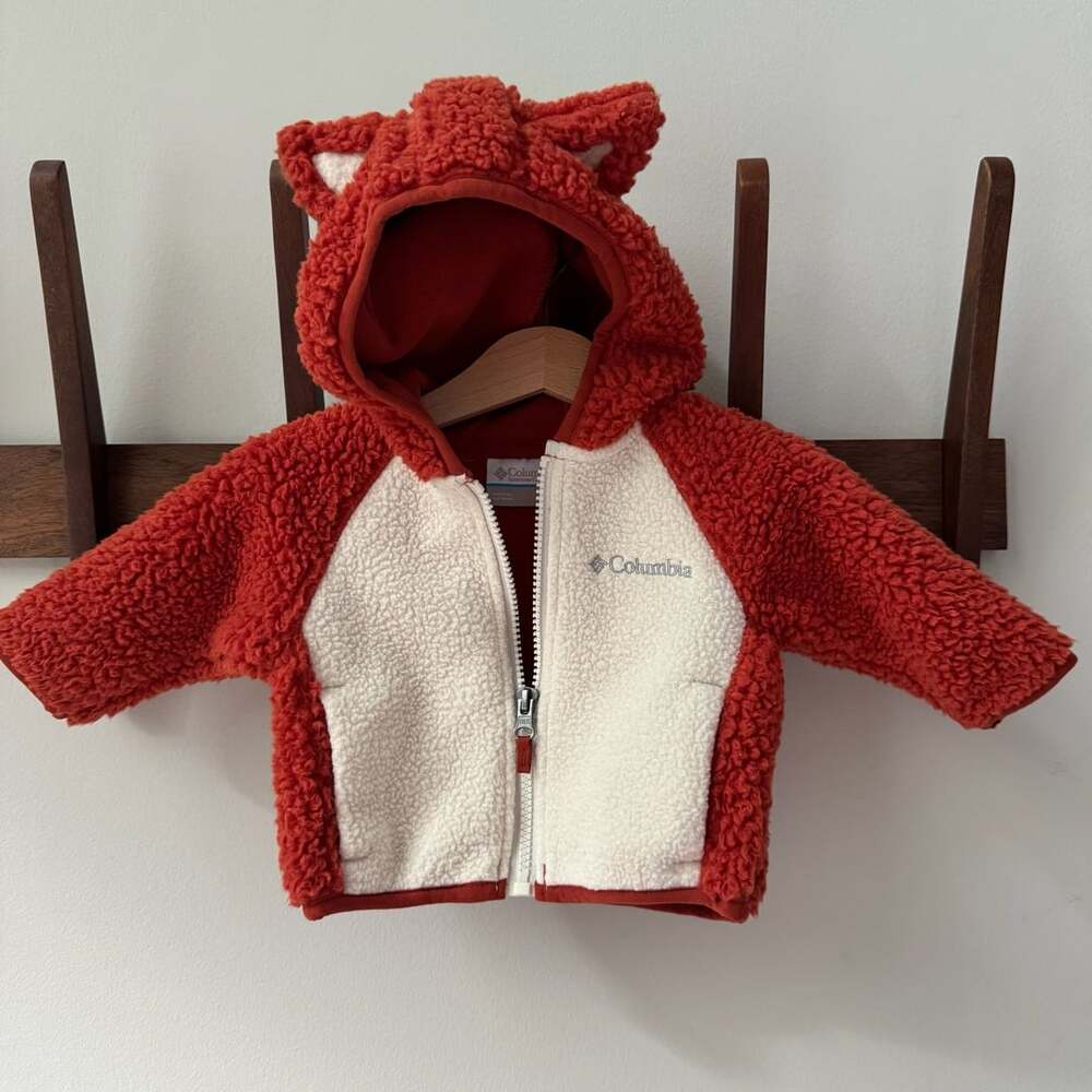 Columbia Infant Foxy Baby Sherpa Full-Zip Jacket Size 0-3 Months